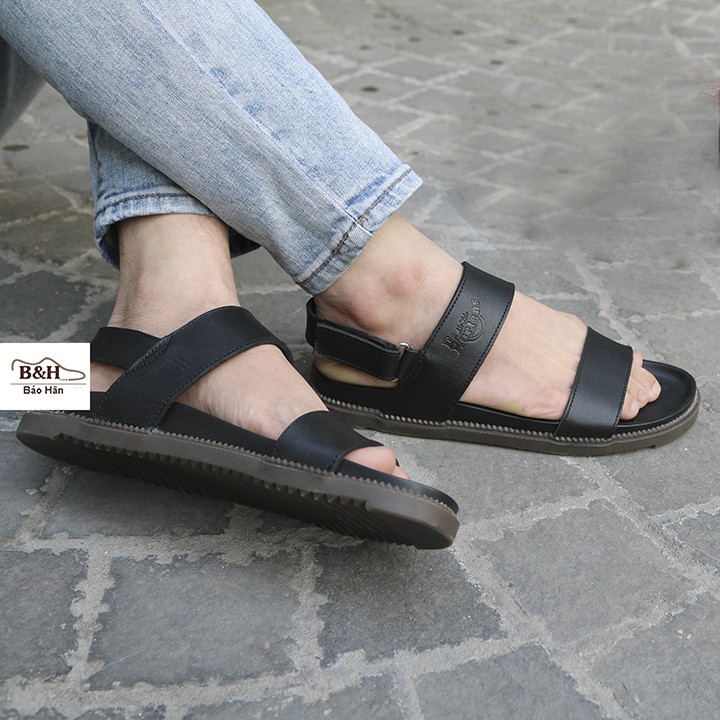 ( Ảnh thật - Hàng có sẵn ) Sandal nam,sandal quai hậu quai ngang mẫu hot đi êm chân