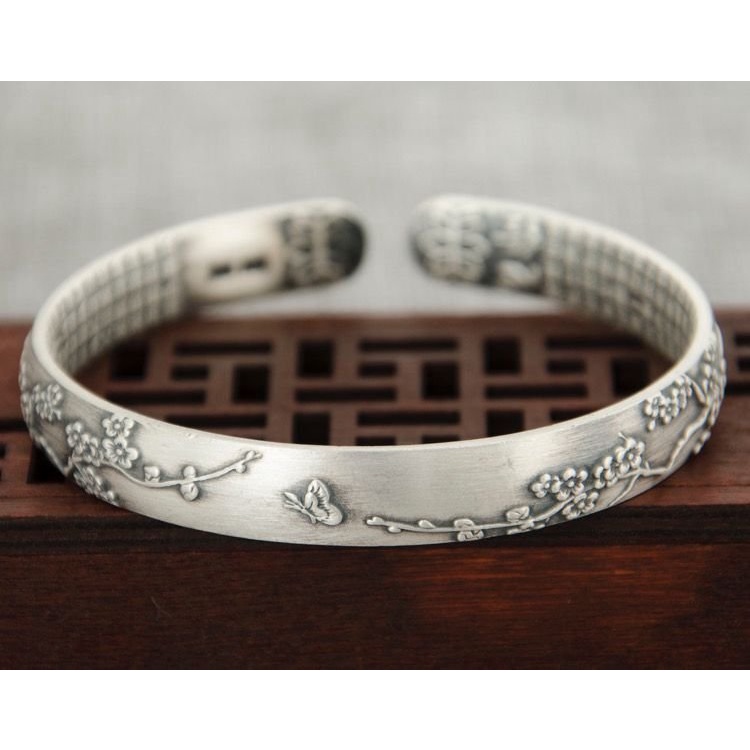 Vòng tay MaI Lan Cúc Trúc phong cách cổ điển xinh xắn trang sức nữ