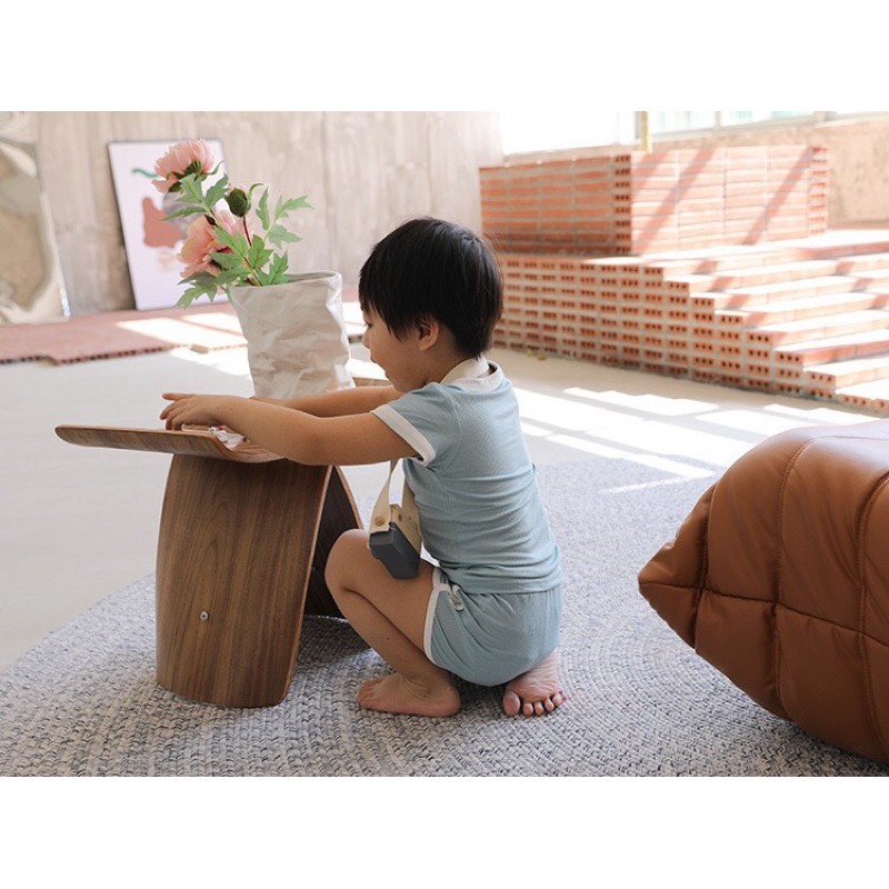 Bộ thun gân chuẩn hãng Minky Mom loại ngắn tay cạp thấp cho bé size 66-73-80-90cm