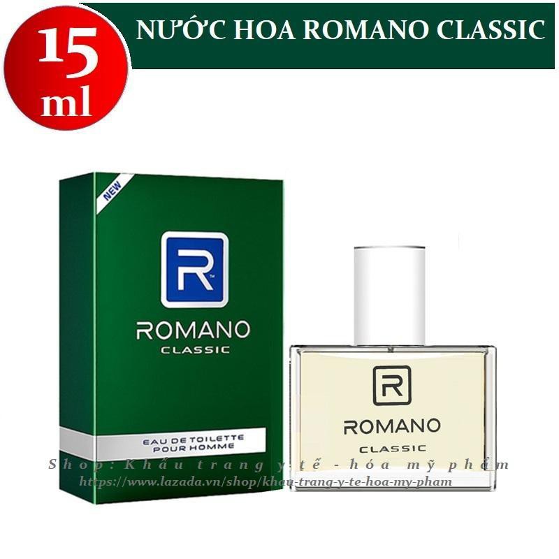 Nước hoa dầu thơm Romano 15ml