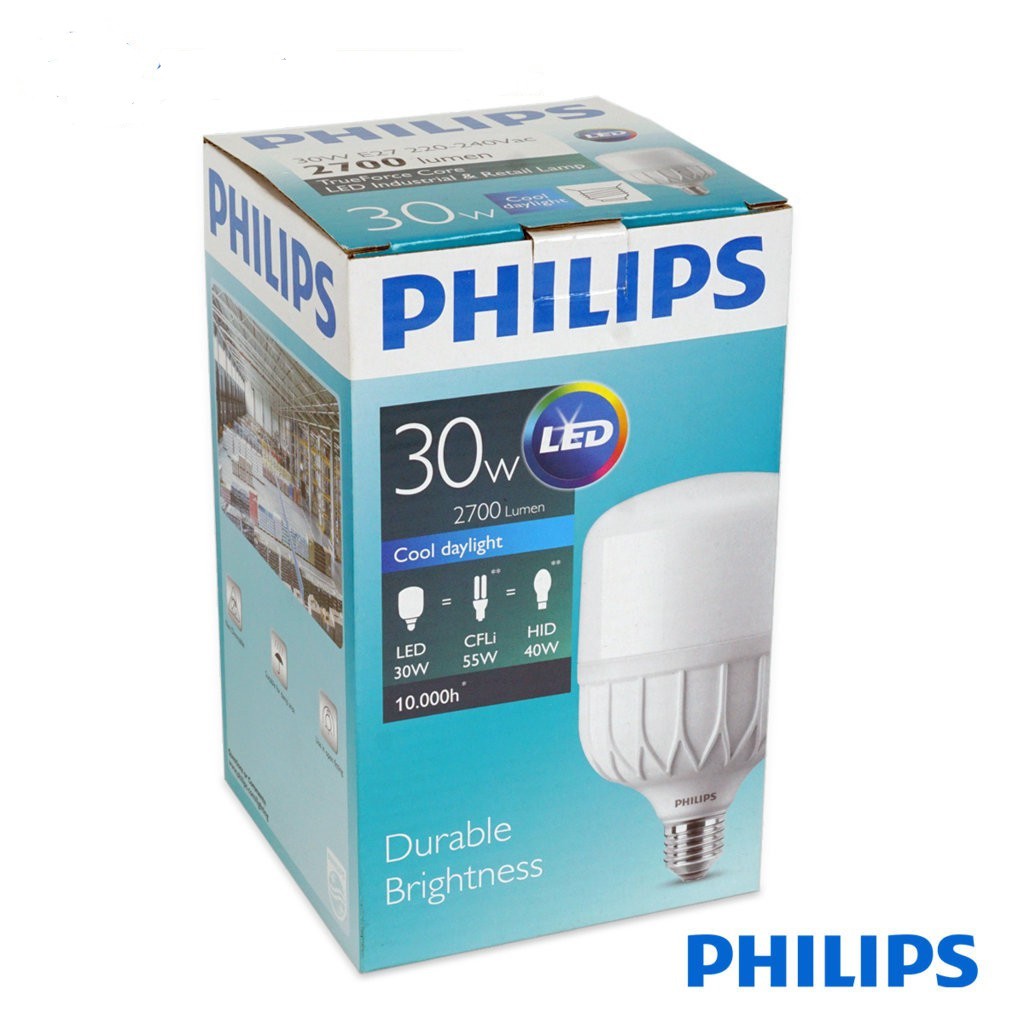 Bóng đèn LED BULD Trụ 20w,30w,50W philips