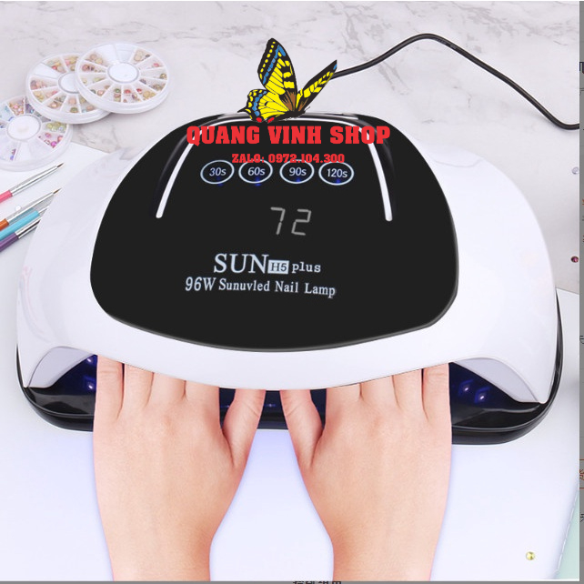Máy hơ gel - máy hơn gel cảm ứng công suất cao 96w sun h5 plus.