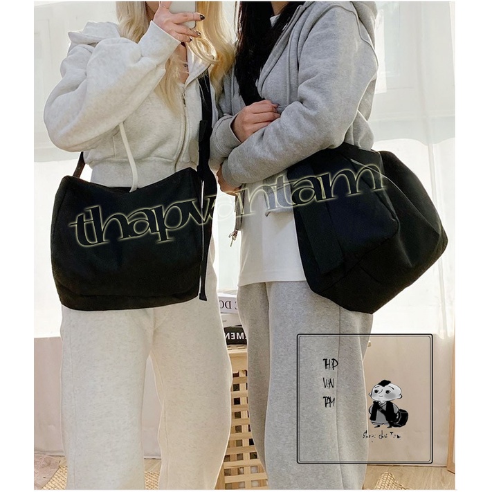 Túi Xách Đeo Chéo Thời Trang Unisex Cá Tính Vải Trượt Nước