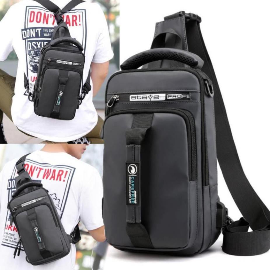 Túi đeo chéo nam đa năng chống nước bền bỉ - phong cách trẻ trung năng động | BigBuy360 - bigbuy360.vn