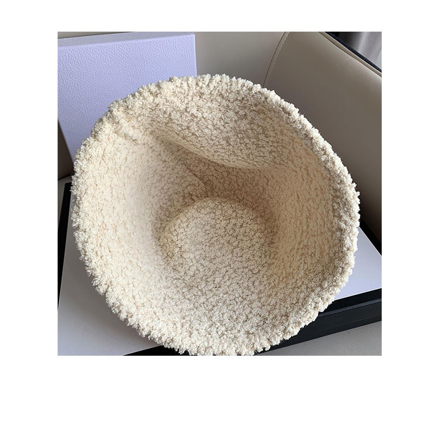 Mũ xô vải lông thời trang thu đông Hàn Quốc trẻ trung cho nữ