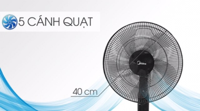 QUẠT CÂY MIDEA FS40-15QR CÓ ĐIỀN KHIỂN