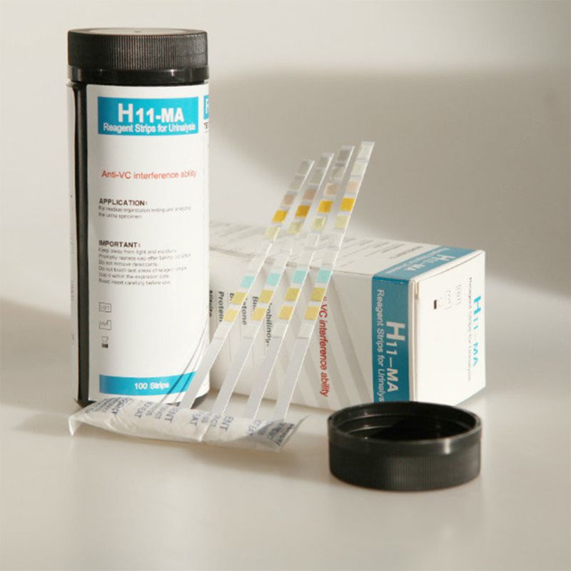 Set 100 Que Thử Nước Tiểu Cho 11 Phân Tích Urinalysis