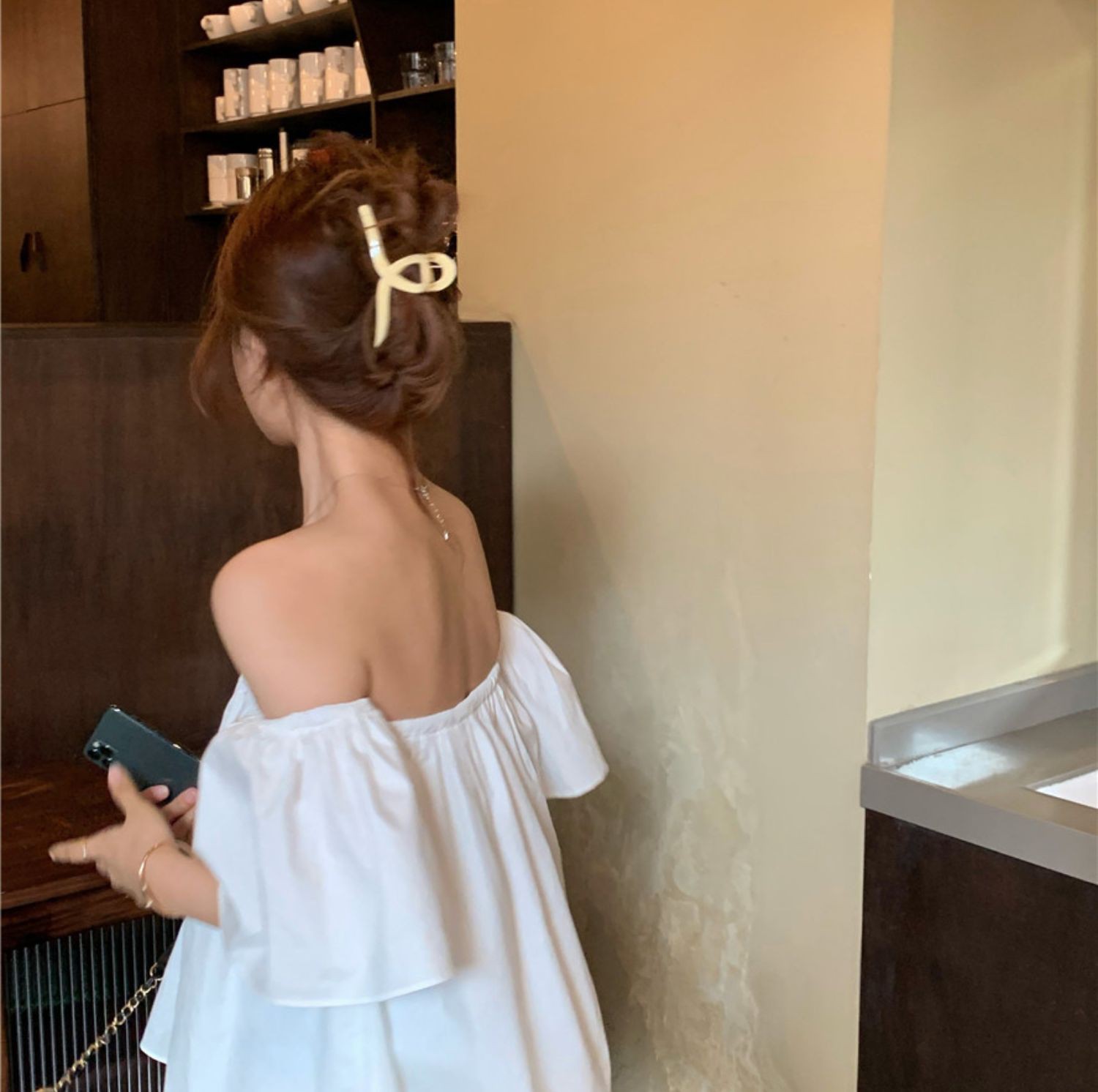 Áo Kiểu Trễ Vai Tay Ngắn Dáng Chữ A Thời Trang Mùa Hè Cho Nữ | BigBuy360 - bigbuy360.vn