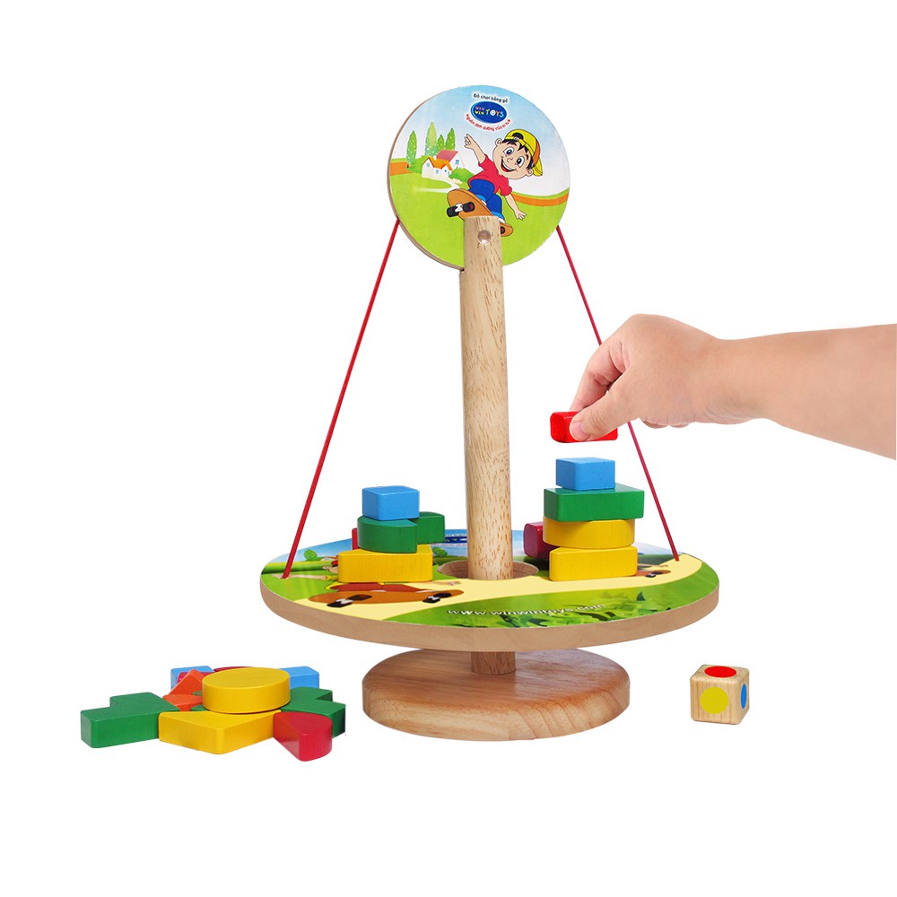 Đĩa cân bằng, Đồ chơi gỗ Winwintoys