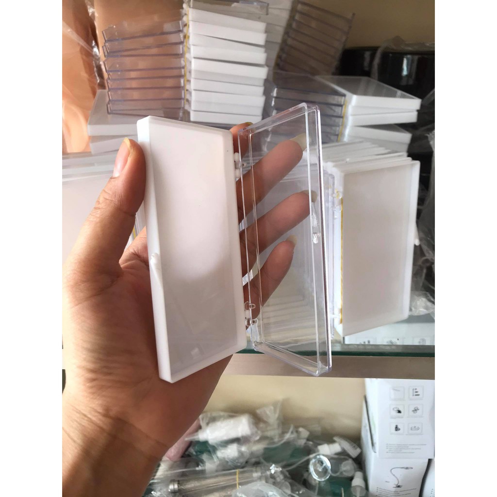 ( Bán Lỗ xin 5 Sao ) Hộp Đựng Mi Fan,Đựng Móng Giả, Đựng Đồ Trang Sức,Dụng Cụ Ngành Mi