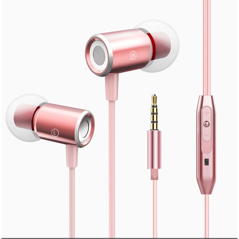 phong cách kim loại nóng tai từ tai nghe dây tai nghe earbud phổ