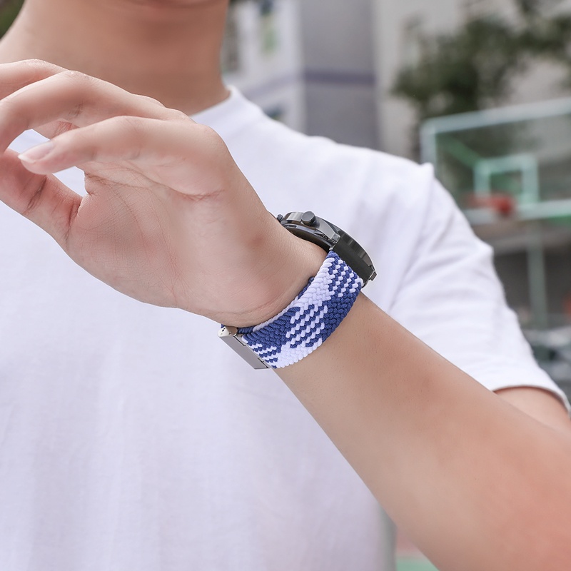 Dây Đeo Sợi Nylon 20mm Cho Đồng Hồ Thông Minh Xiaomi Huami Amazfit Bip U Pro GTS 3 Bip S GTS 2 Mini GTR 42mm