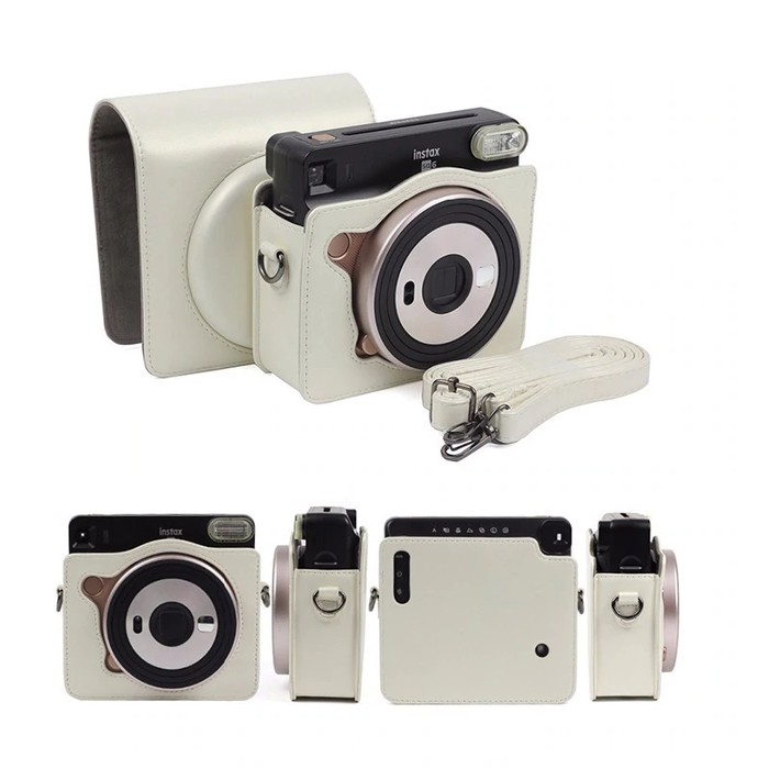 Túi Da Vuông Đựng Máy Ảnh Fujifilm Polaroid Instax Sq6 Sq 6