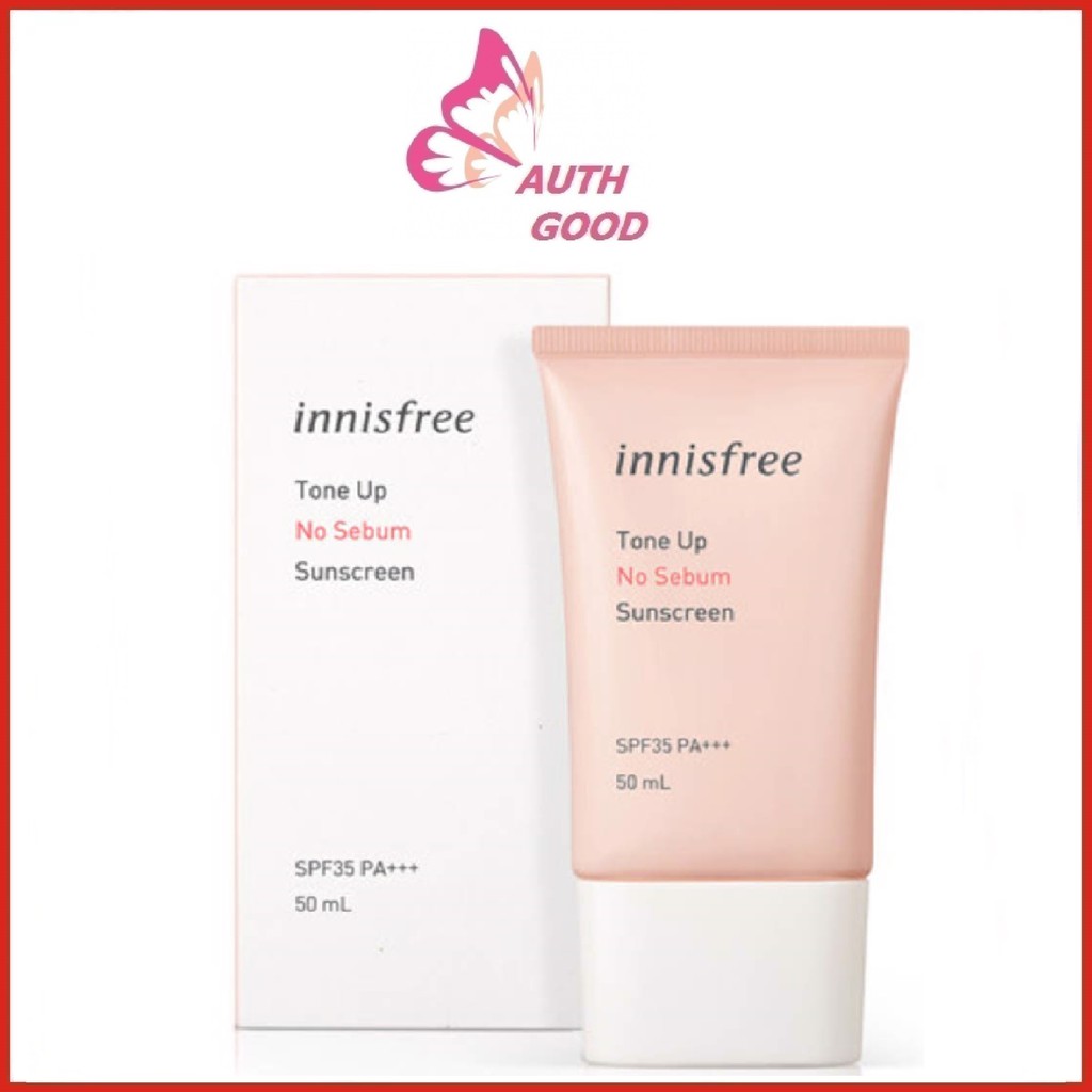 Kem Chống Nắng 💖FREESHIP💖 Kem chống nắng Innisfree No Sebum Sunscreen SPF50/PA++++ nâng tone kiềm dầu