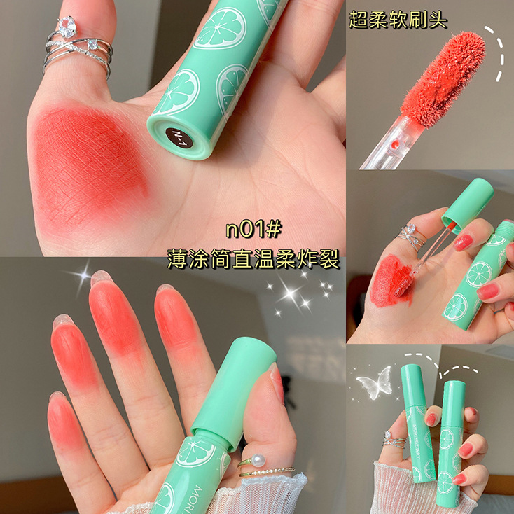 (Hàng Mới Về) Son Môi Màu Nhung Lì Không Phai Cao Cấp | BigBuy360 - bigbuy360.vn