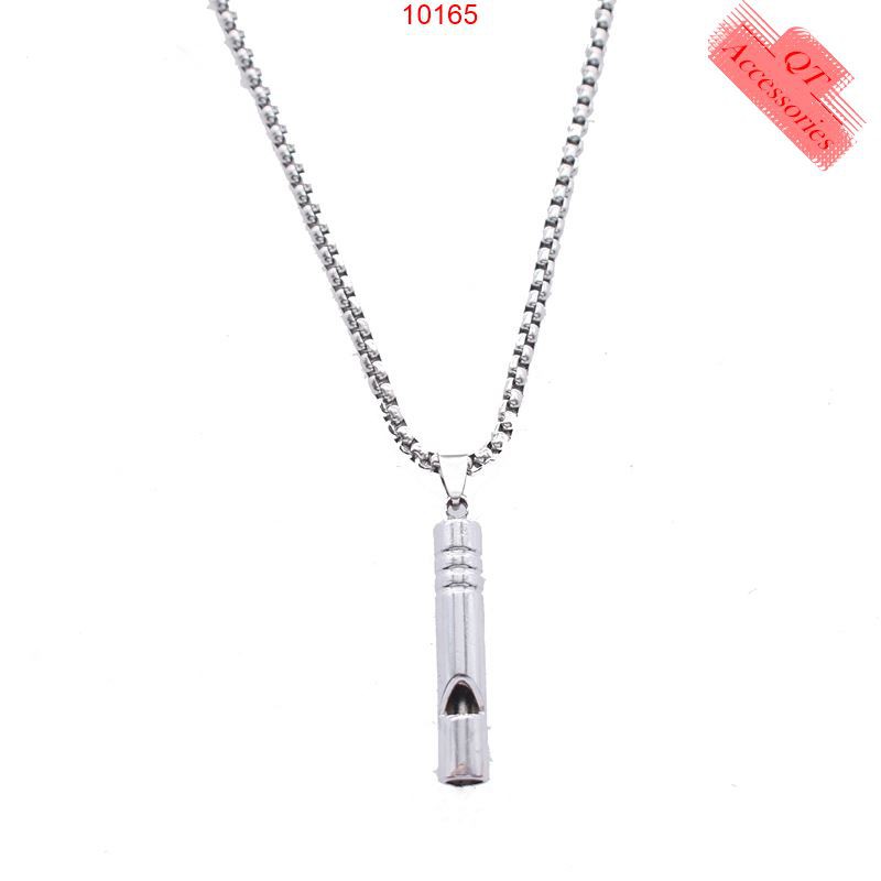 Dây chuyền mặt còi sáo thổi được unisex hiphop