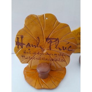 Tranh thư pháp chữ Hạnh Phúc để bàn