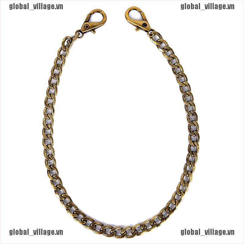 [global] 40cm Metal Strap Chain Shoulder Cross Body Bag Handbag Purse Strap Accessories [village]