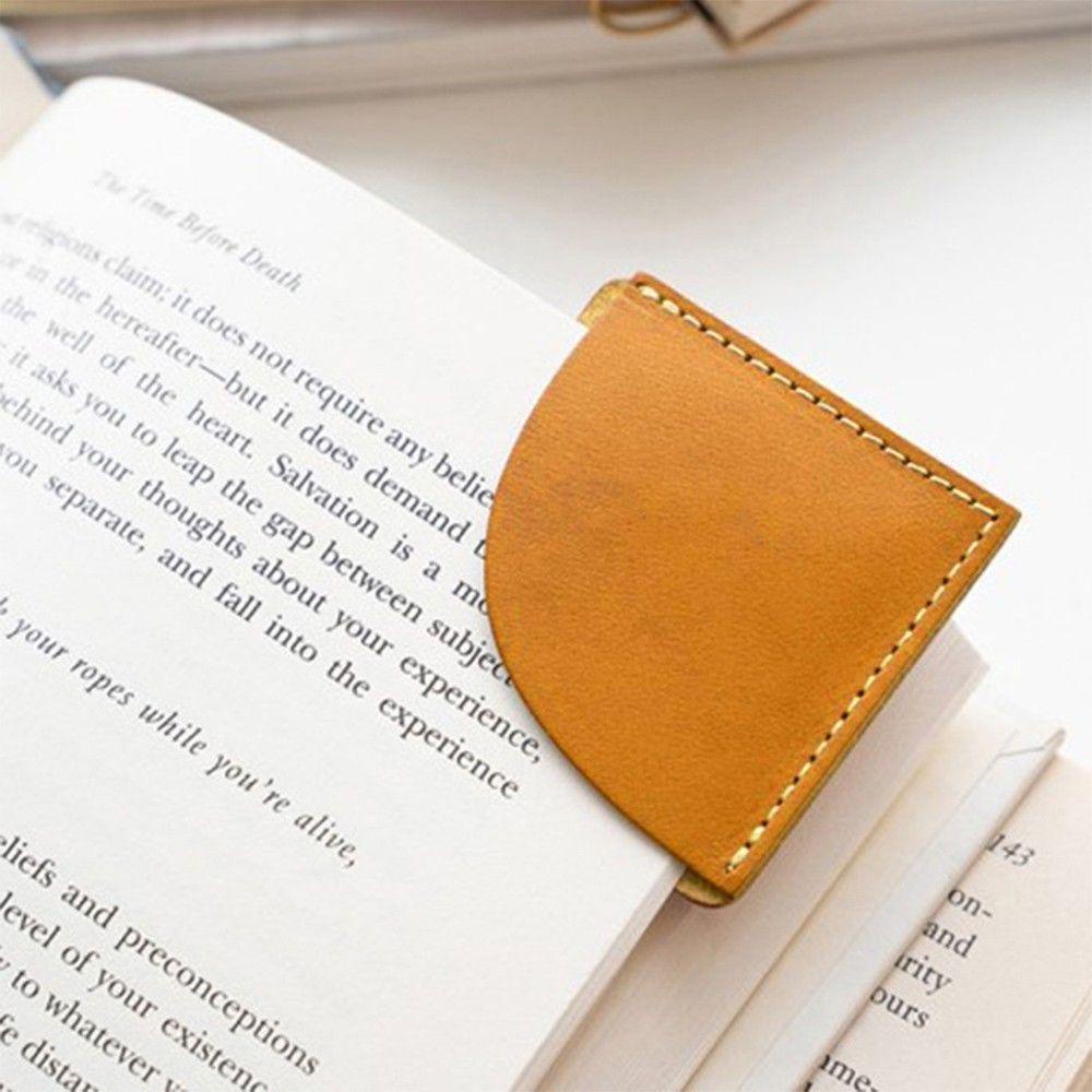 PEWANY Thẻ Đánh Dấu Sách Bằng Da PU Thủ Công Phong Cách Vintage