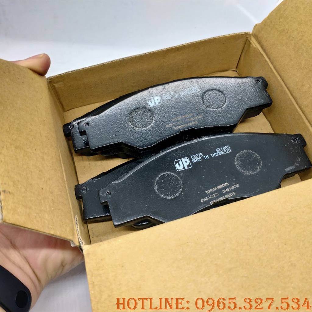 Má Phanh, Bố Thắng đĩa trước TOYOTA INNOVA 2006-2015