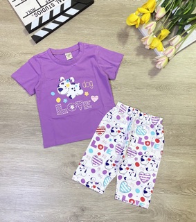 Bộ thun lửng bé gái (8-22kg)
