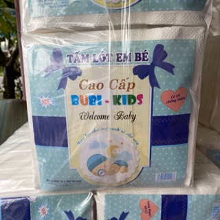 Tấm lót em bé Bubi Kids cao cấp gói 70-80 tờ