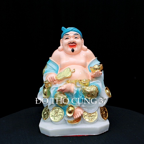 TƯỢNG THẦN TÀI THỔ ĐỊA MÀU XANH BIỂN