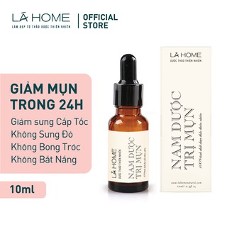 Nam Dược Giảm Mụn Lá Home 10ml - Làm dịu mụn 24h, không sưng đỏ, không bong tróc