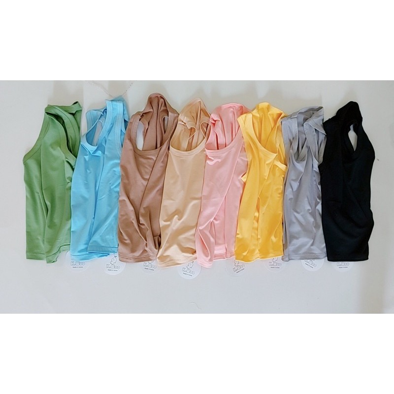 Áo Ba Lỗ Thun Lạnh 8 Màu Như Ảnh Cho Bé 6-16kg