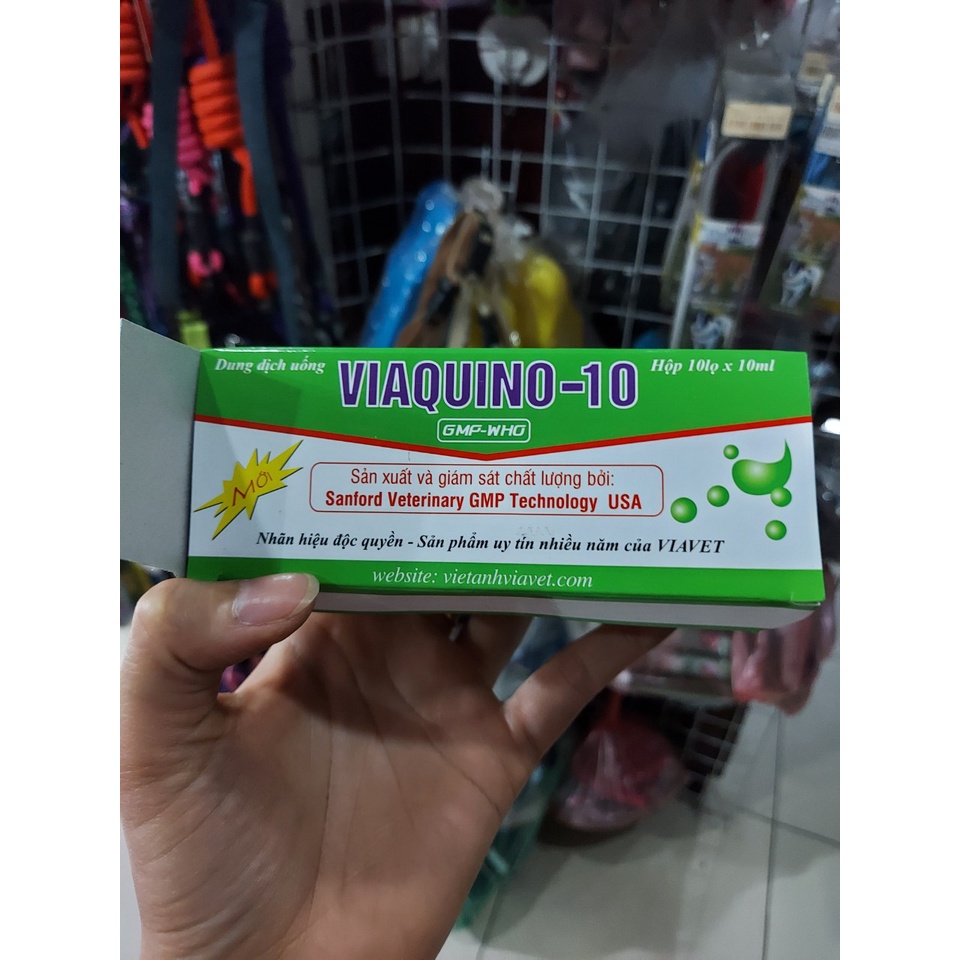 VIAQUINO-10 dùng khi gà đi ngoài