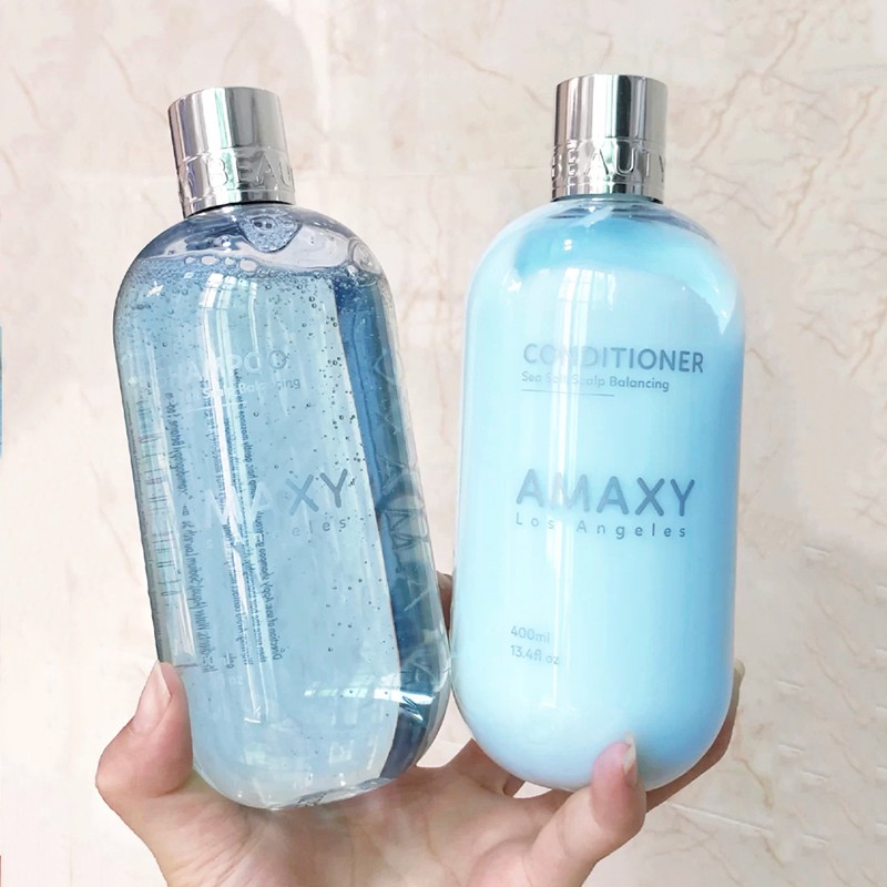 Dầu gội AMAXY amino axit kiềm dầu chăm sóc tóc và da đầu dung tích 400ml