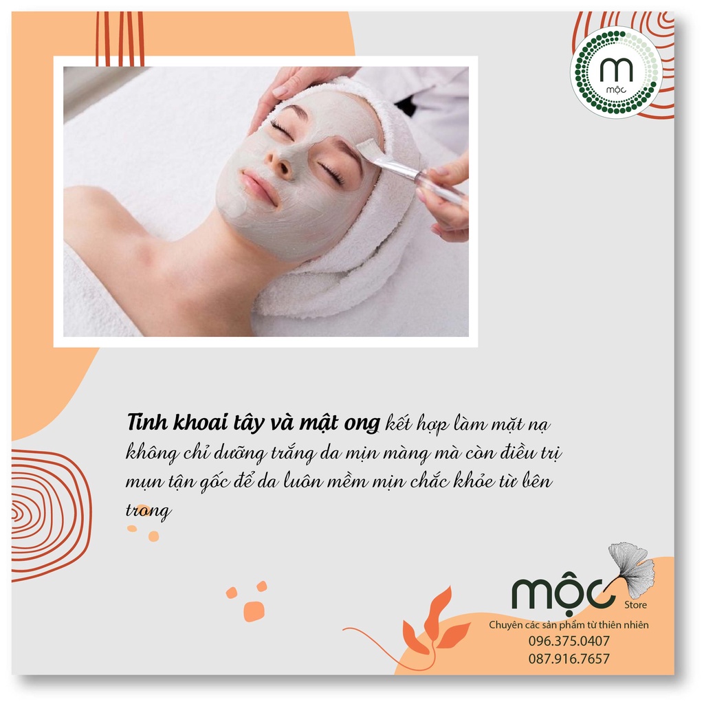 Tinh khoai tây đắp mặt nạ nguyên chất MỘC - mask dưỡng sáng da, làm săn chắc, ngăn ngừa lão hóa chai 100/200ml handmade