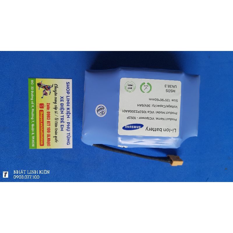 PIN SAMSUNG 6ah SỬ DỤNG CHO XE ĐIỆN CÂN BẰNG & XUỒNG BAY 36V VÀ XE DRIF 360