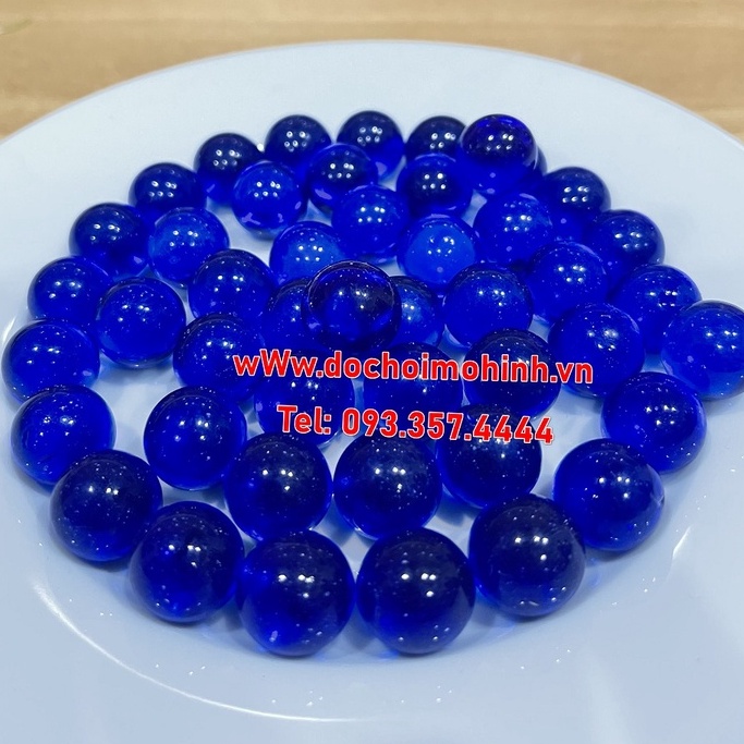 Combo 10 viên bi thủy tinh 16mm óng ánh cực đẹp mắt