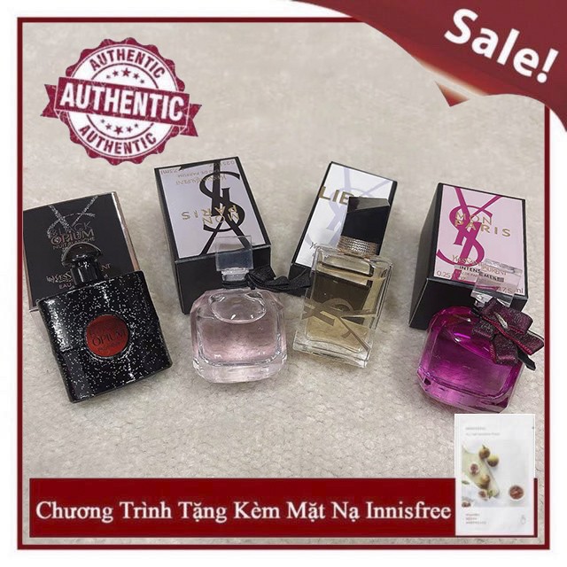 Nước Hoa YSL Saint Laurent Phiên bản Q Black Opium Reversal Paris Free Water