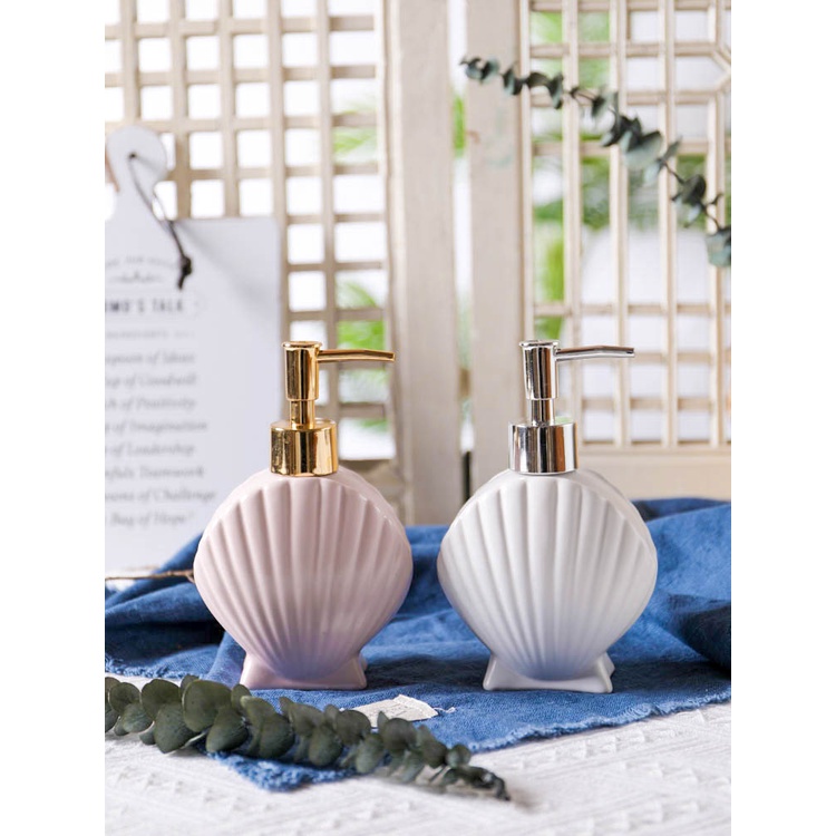 Qianshi Bình Sứ Đựng Nước Rửa Tay Dạng Nhấn Sáng Tạo Với Hai Cách Dùng