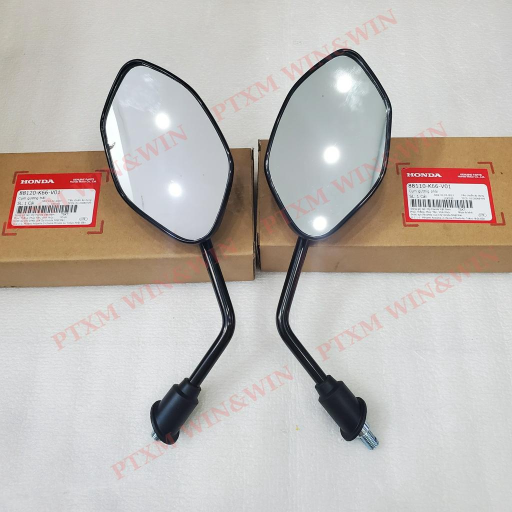 Kính hậu, Kiếng hậu AB 125 2016-2020 zin Honda VN - 88120-K66-V01/ 88110-K66-V01