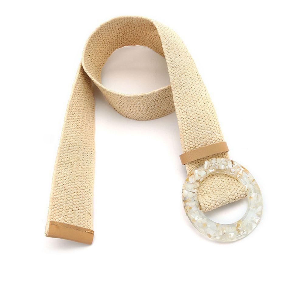 Thắt Lưng Bện Rơm Phong Cách Bohemia Thời Trang Đi Biển Mùa Hè