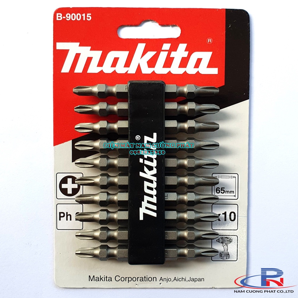 Mũi vặn vít kiểu 2 đầu Makita từ 45mm đến 150mm B-90071 B-90065 B-90059 B-90015 B-90009