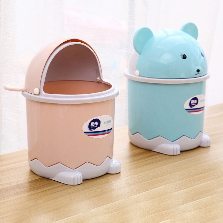 Thùng rác MINI hình thú ĐỂ BÀN văn phòng
