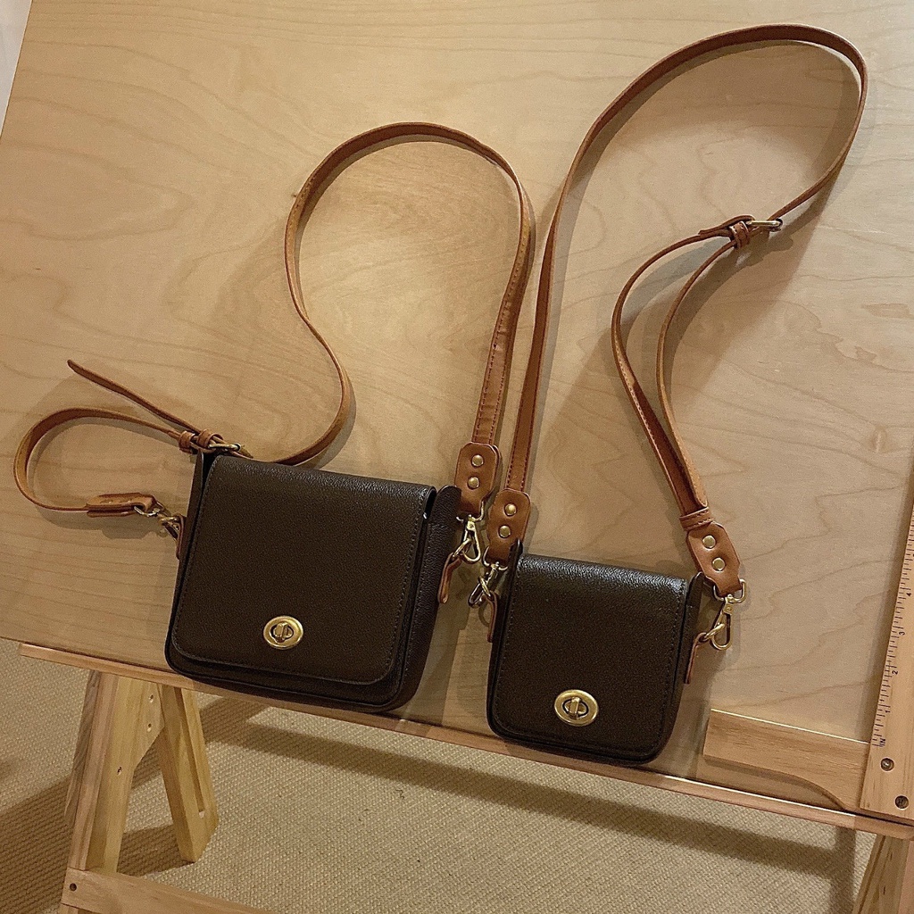 Túi hộp vuông túi đeo vai túi đeo chéo mini nữ túi kẹp nách