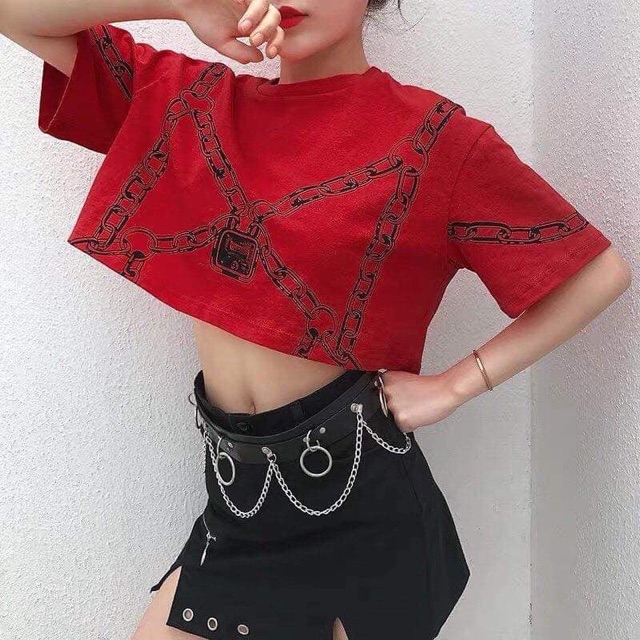 Áo croptop thun mát và dày