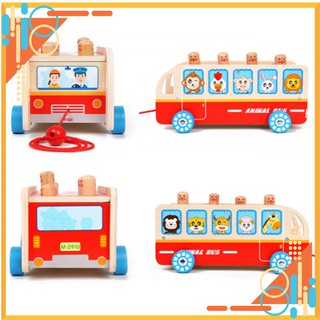 Đập chuột chũi 2 búa hình xe bus