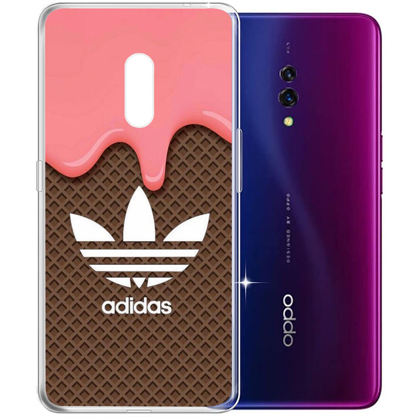 Ốp lưng silicon họa tiết logo Adidas cho Samsung Galaxy A11 A51 A01 A10 A20 A30 A50 A20S A30S A01 A10S