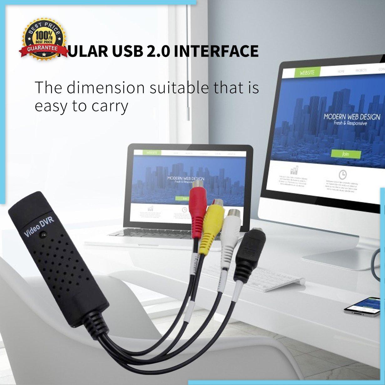 Bộ Chuyển Đổi Thẻ Video Usb 2.0 Cho Tv / Dvd Dvr Vhs | BigBuy360 - bigbuy360.vn