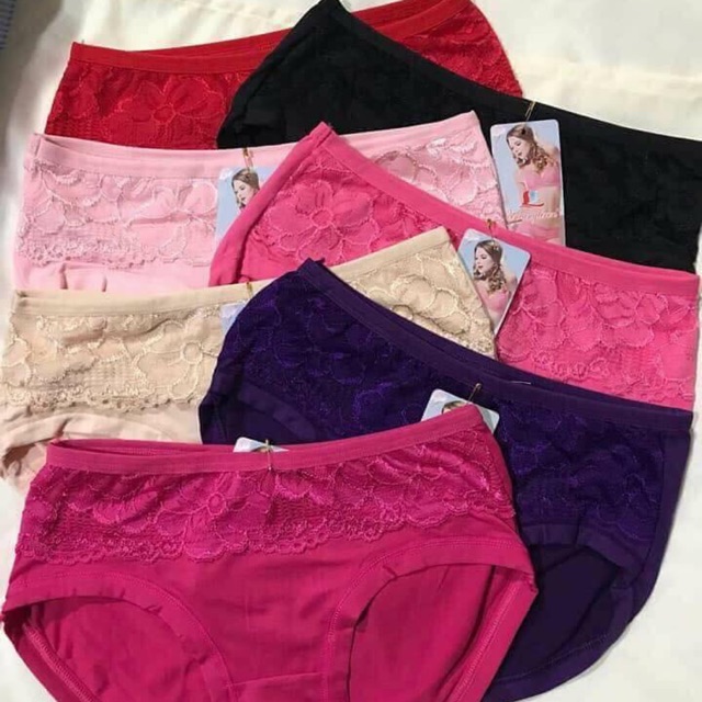 Combo 10 quần lót nữ cotton co giãn bigsize 4063