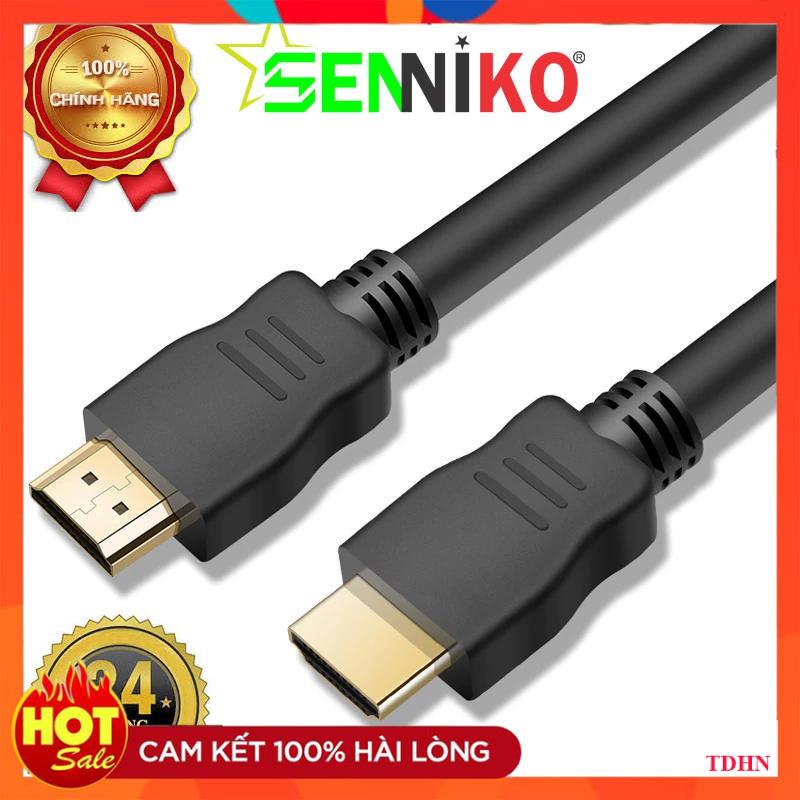 [Hãng]Dây Cáp loại tròn 1,5m,3m,5m,HDMI SENIKO 2.0/4K Cao Cấp tốc độ cao,cho tivi,máy tính,mạ vàng,chuẩn full HD