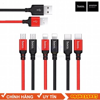 [CHÍNH HÃNG] Cáp xạc nhanh Iphone/Micro/TypeC chính hãng Hoco X14