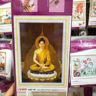 Tranh thêu phật