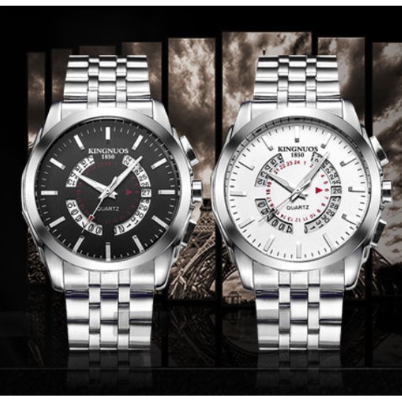 Đồng hồ nam giảm giá KINGNUOS 1850 chính hãng, kiểu dáng lịch lãm, chống nước tốt ( Mã: AK02 ) | BigBuy360 - bigbuy360.vn